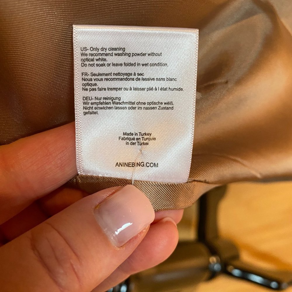 Anine Bing Camel Trenchcoat - Picture 10 of 10